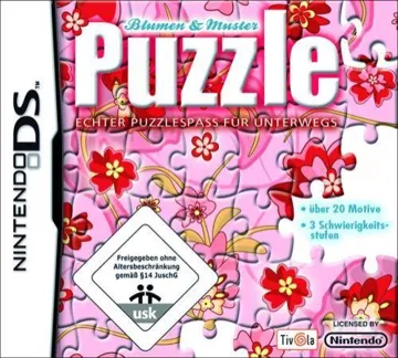 Blumen & Muster Puzzle - Echter Puzzlespass fuer Unterwegs (Europe) (En,Fr,De,Es,It) box cover front